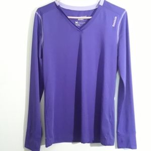 Reebok Workout Ready Collection purple top medium
